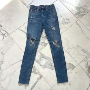Ag Adriano Goldschmied -distressed denim-Mila ankle-Size 26